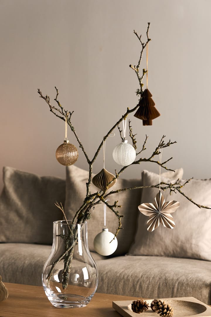 Holiday enfeites 6 un., Dourado Scandi Living
