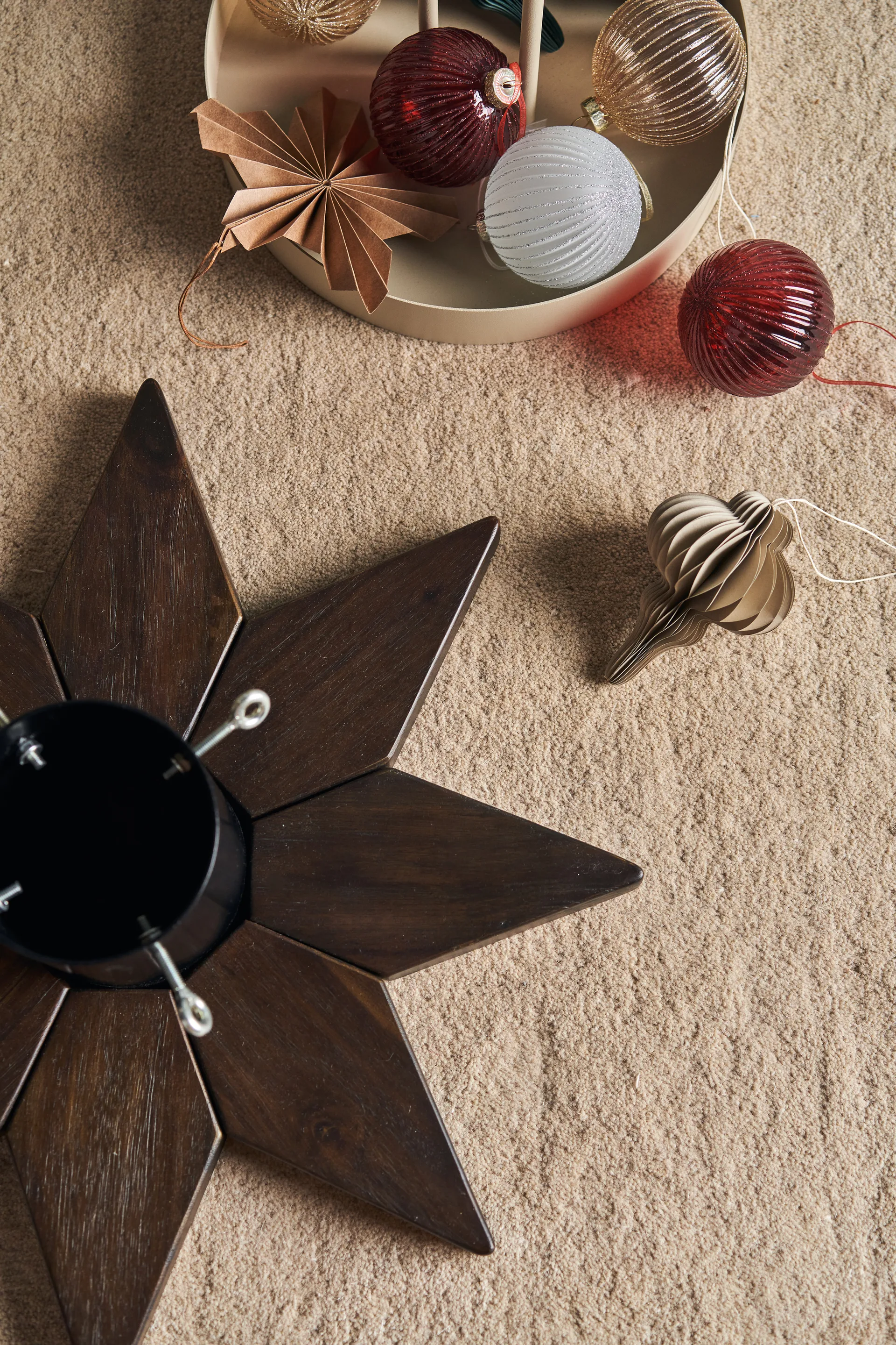 Holiday enfeites 6 un., Vermelho Scandi Living