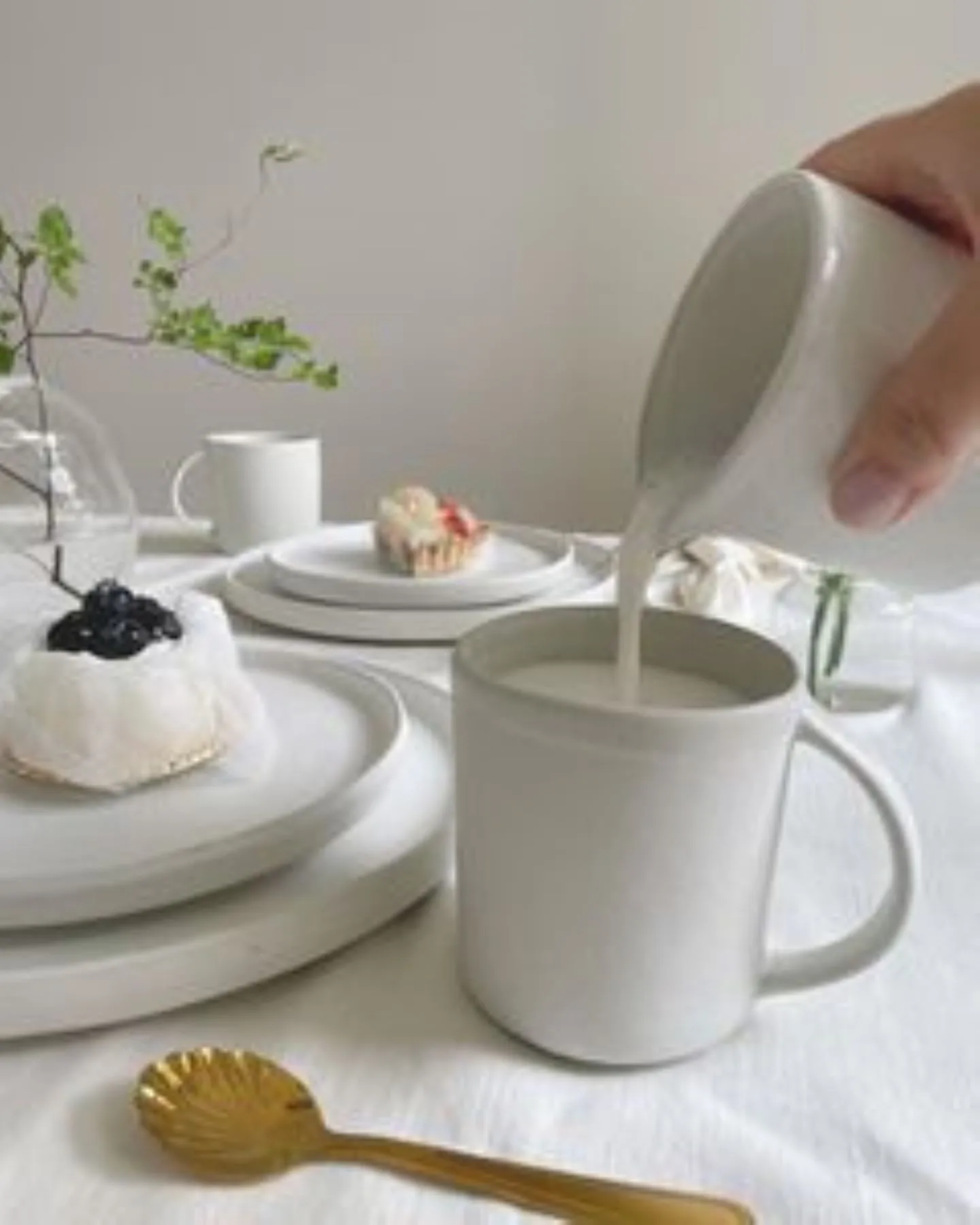 Jarro de leite Sandsbro, Off white, 30 cl Scandi Living