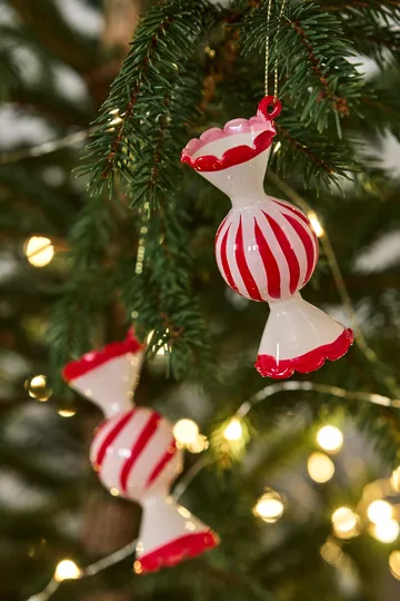 Jolly bolas de Natal 4-unidades - Vermelho - Scandi Living