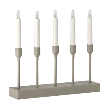 Kindle candelabro de advento portátil 30 cm - Bege - Scandi Living