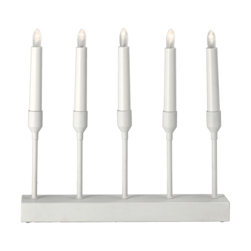 Kindle candelabro de advento portátil 30 cm - Branco - Scandi Living