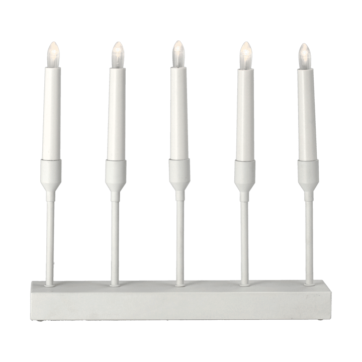 Kindle candelabro de advento portátil 30 cm, Branco Scandi Living