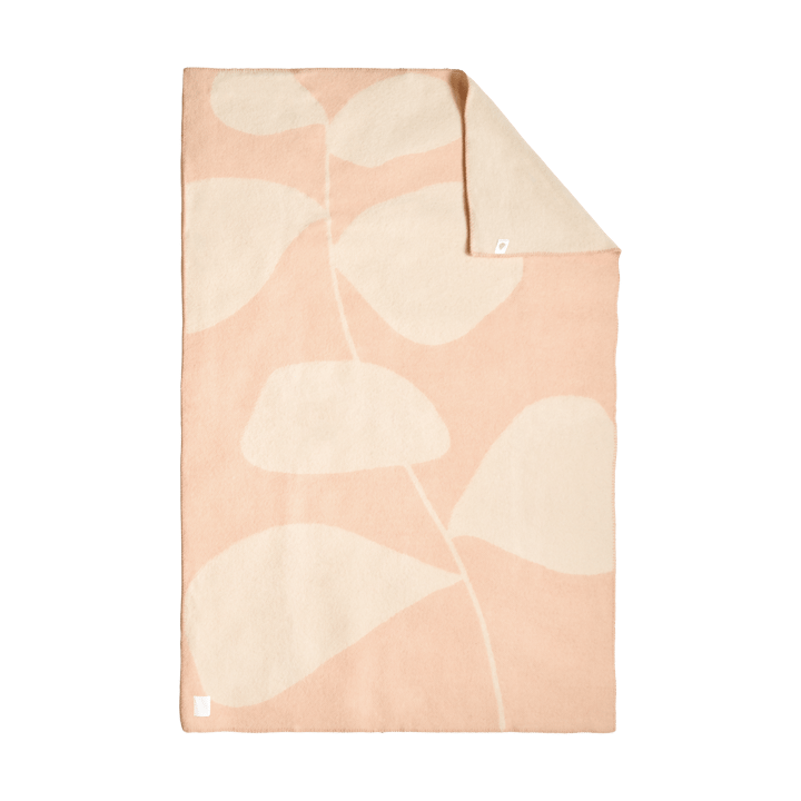 Leaf manta de lã 130x180 cm, Pêssego Scandi Living