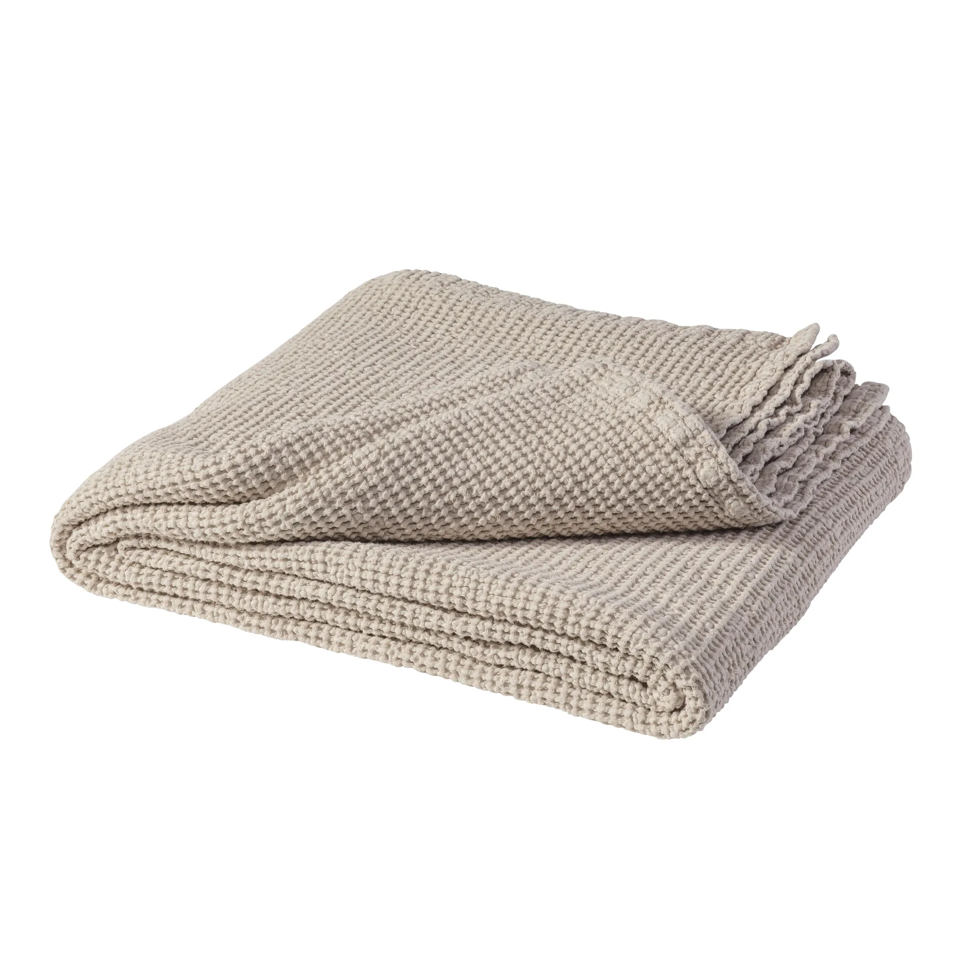 Lençóis de cama Moss 260x260 cm, bege Scandi Living