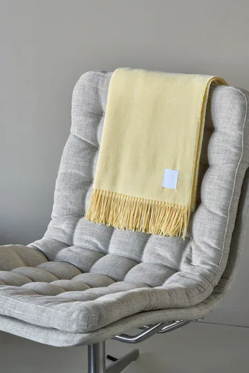 Loom manta de algodão 125x170 cm - Creme manteiga - Scandi Living