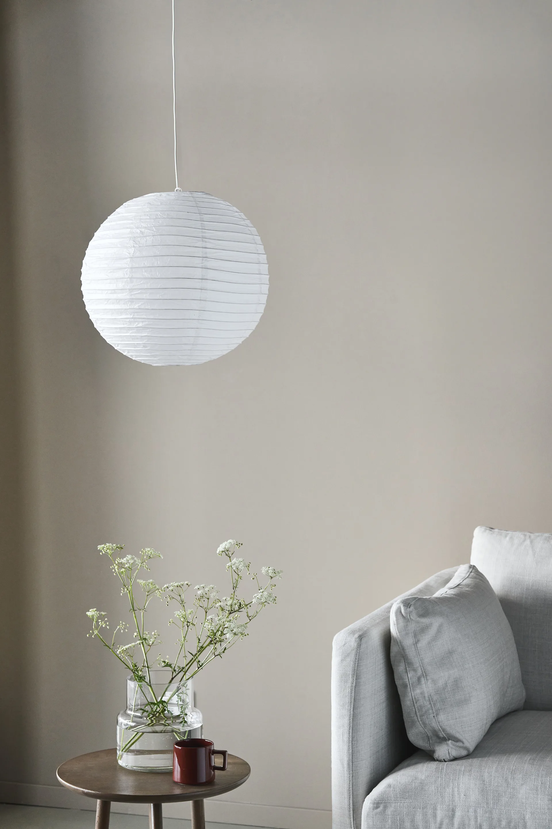 Lucent Abajur redondo, Ø40 cm Scandi Living