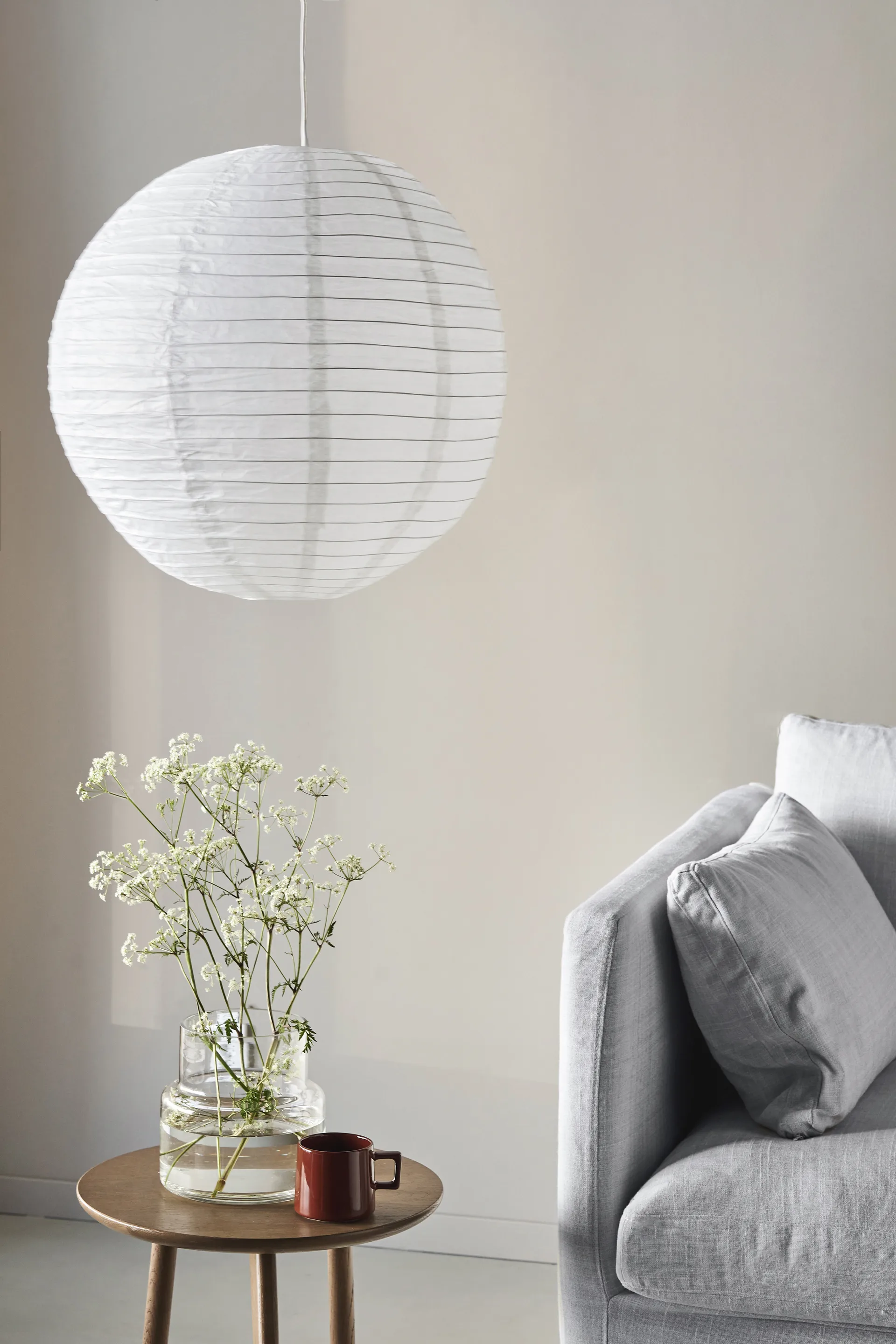 Lucent Abajur redondo, Ø53 cm Scandi Living