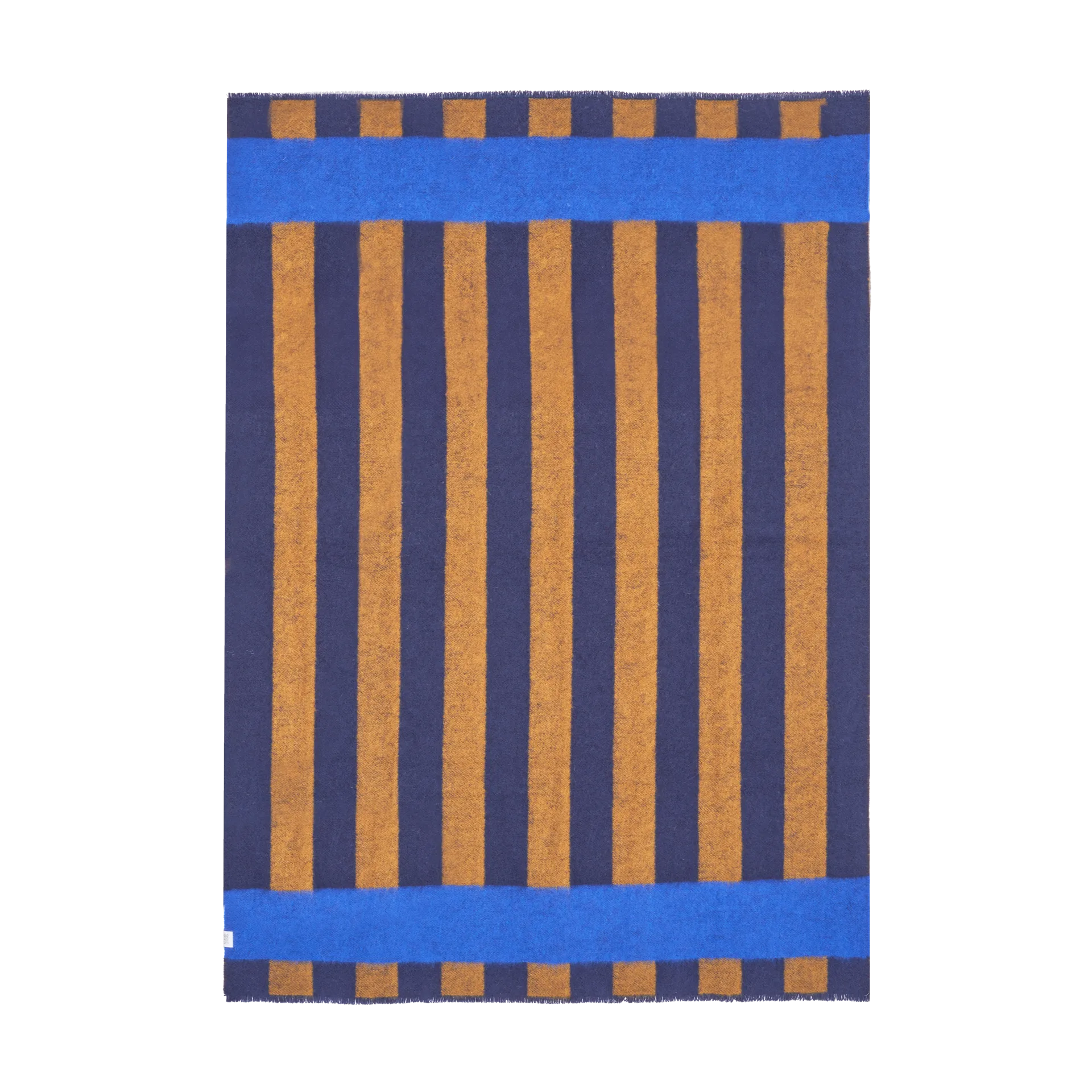 Manta de lã Aisles 130x180 cm, Azul Scandi Living