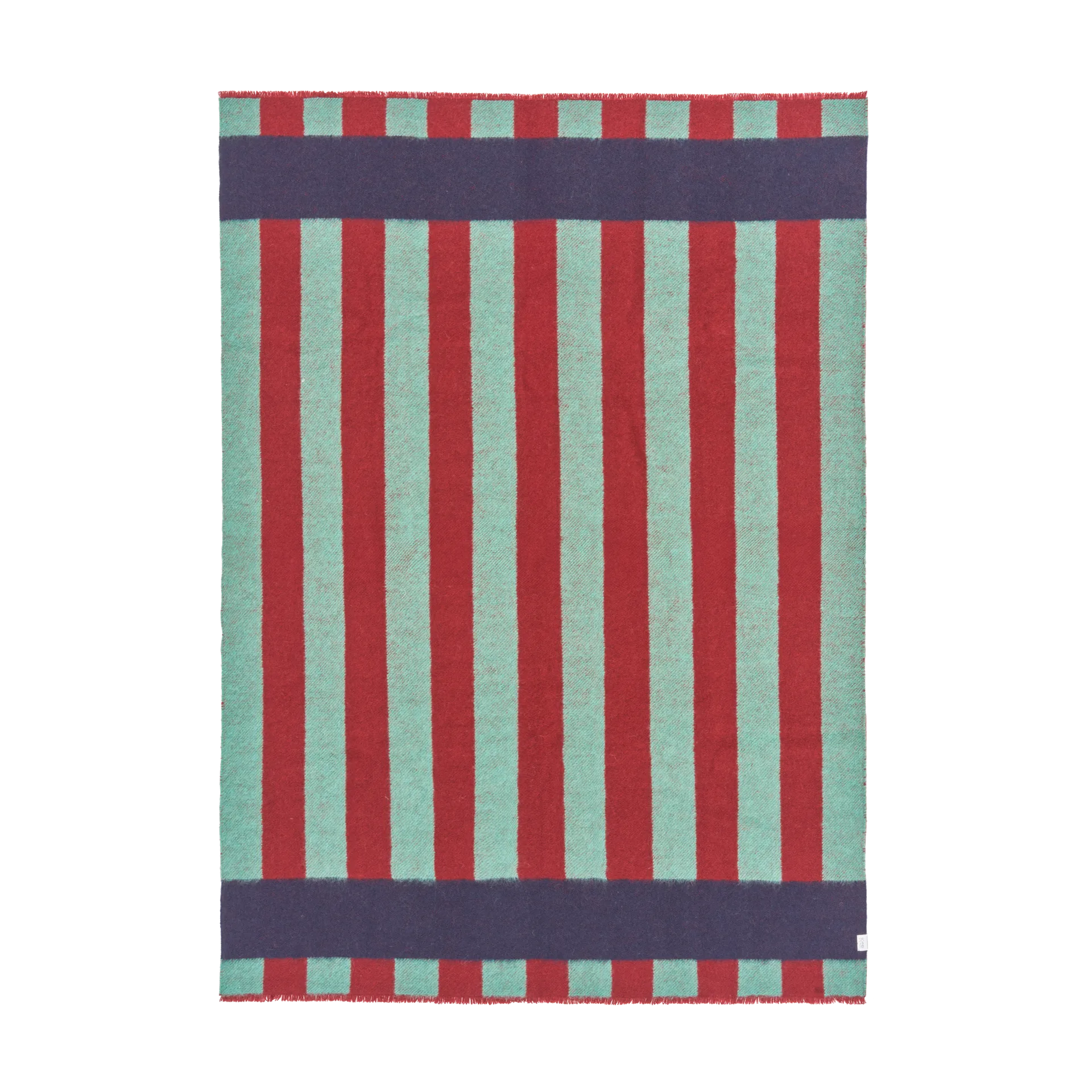 Manta de lã Aisles 130x180 cm, Verde Scandi Living