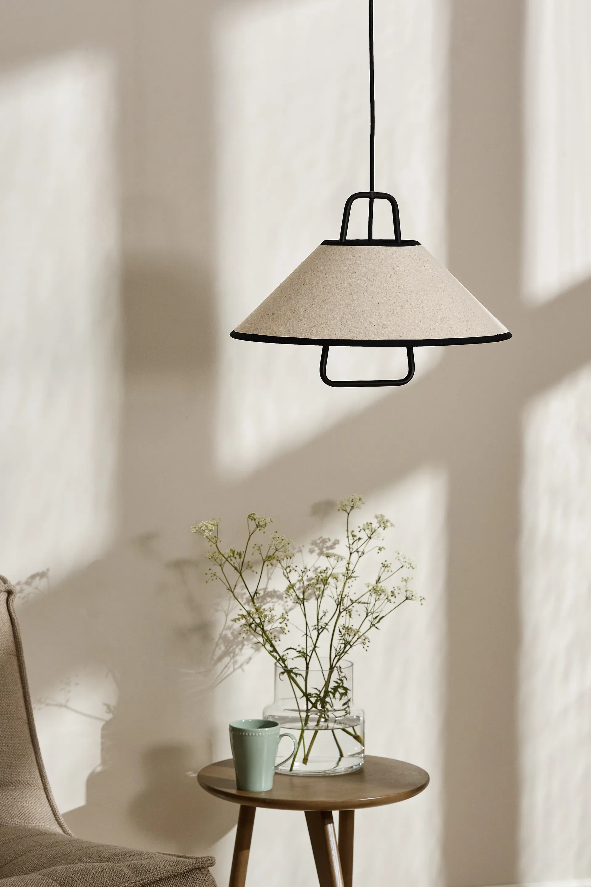 Moss light Candeeiro de tecto Ø42 cm, Beige Scandi Living