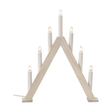 Nord candelabro de Advento 40 cm - Branco escovado - Scandi Living