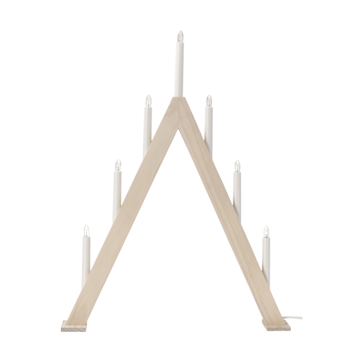 Nord candelabro de Advento 60 cm - Branco escovado - Scandi Living