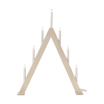 Nord candelabro de Advento 60 cm - Branco escovado - Scandi Living