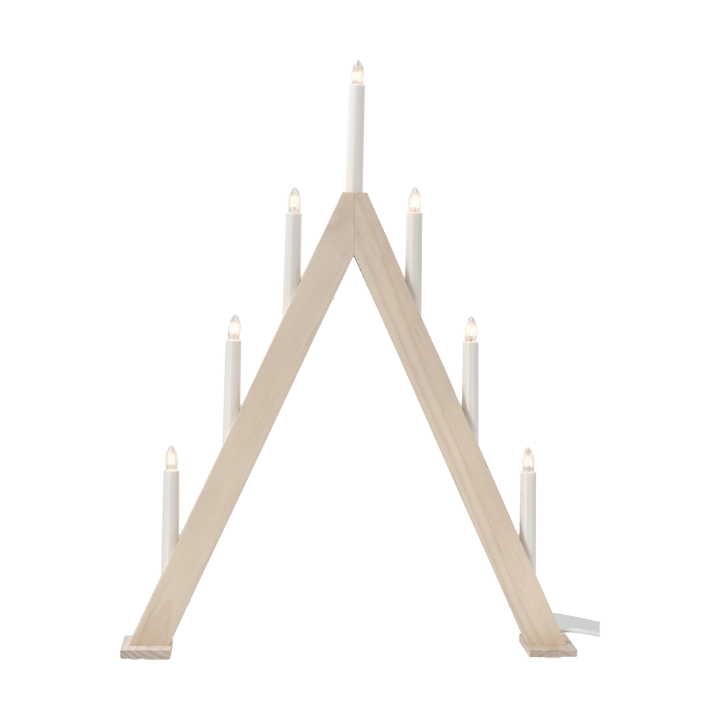 Nord candelabro de Advento 60 cm, Branco escovado Scandi Living