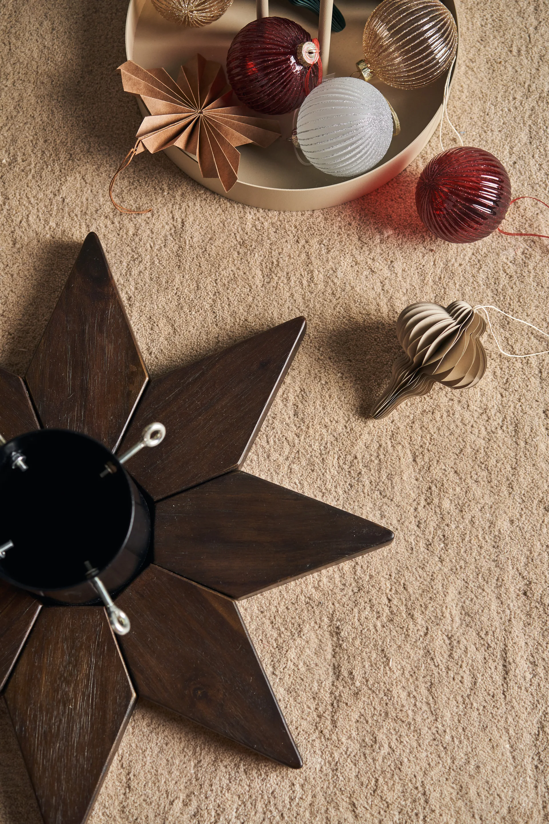 Norr Suporte para árvore de Natal, Escuro manchado Scandi Living