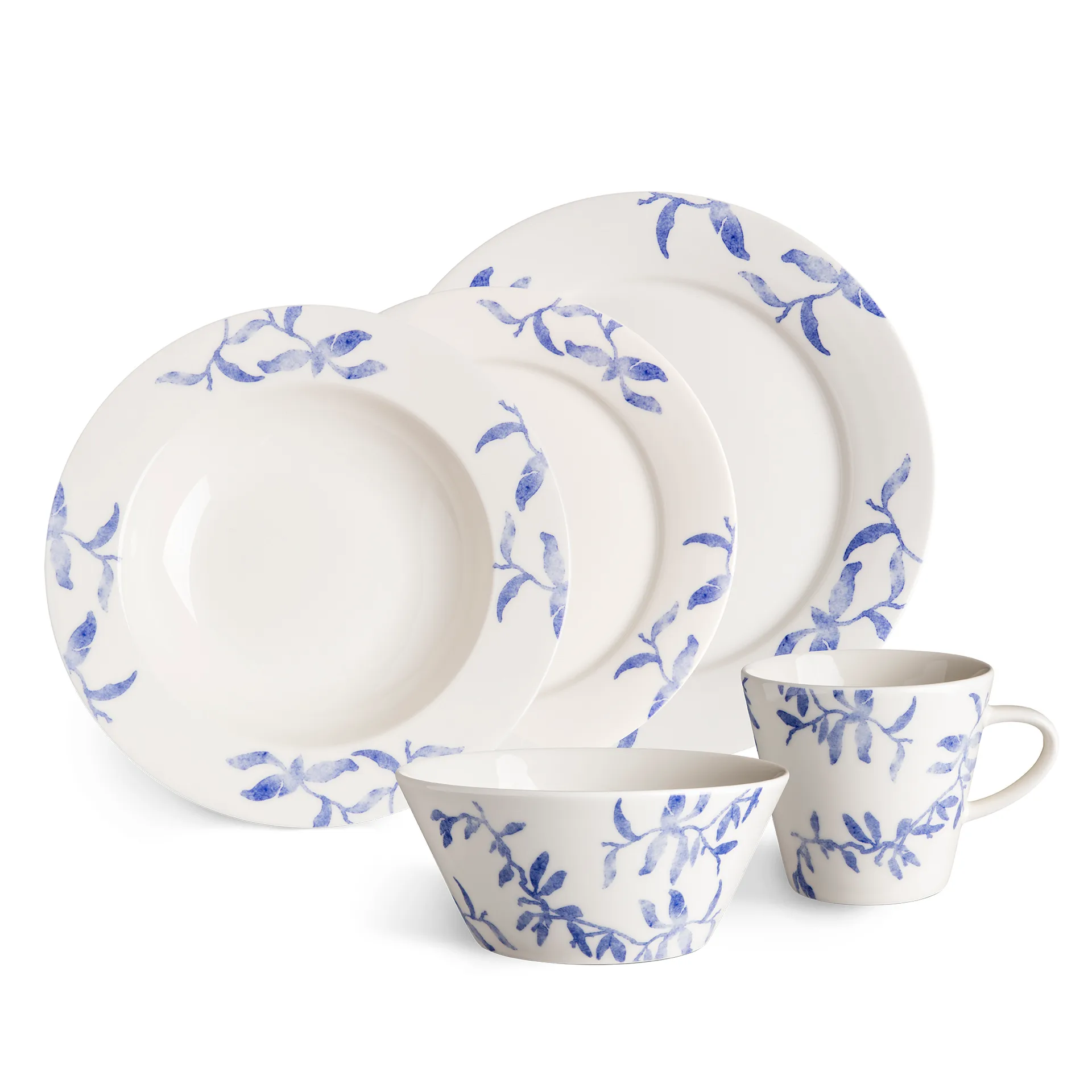 Pires Havspil 21 cm, 4 un., blue-white Scandi Living