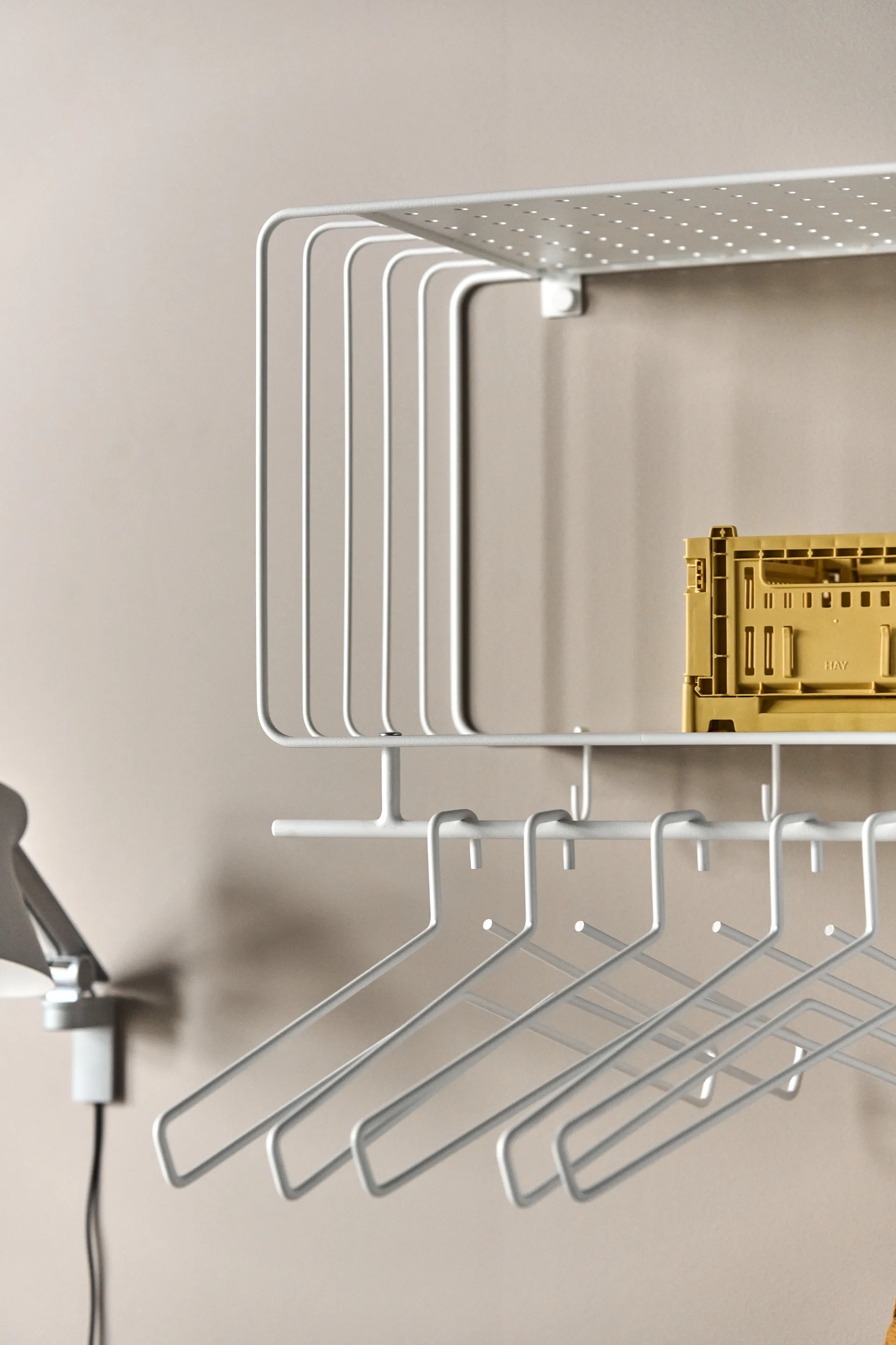 Prateleira para chapéus Nod 45 cm, White Scandi Living