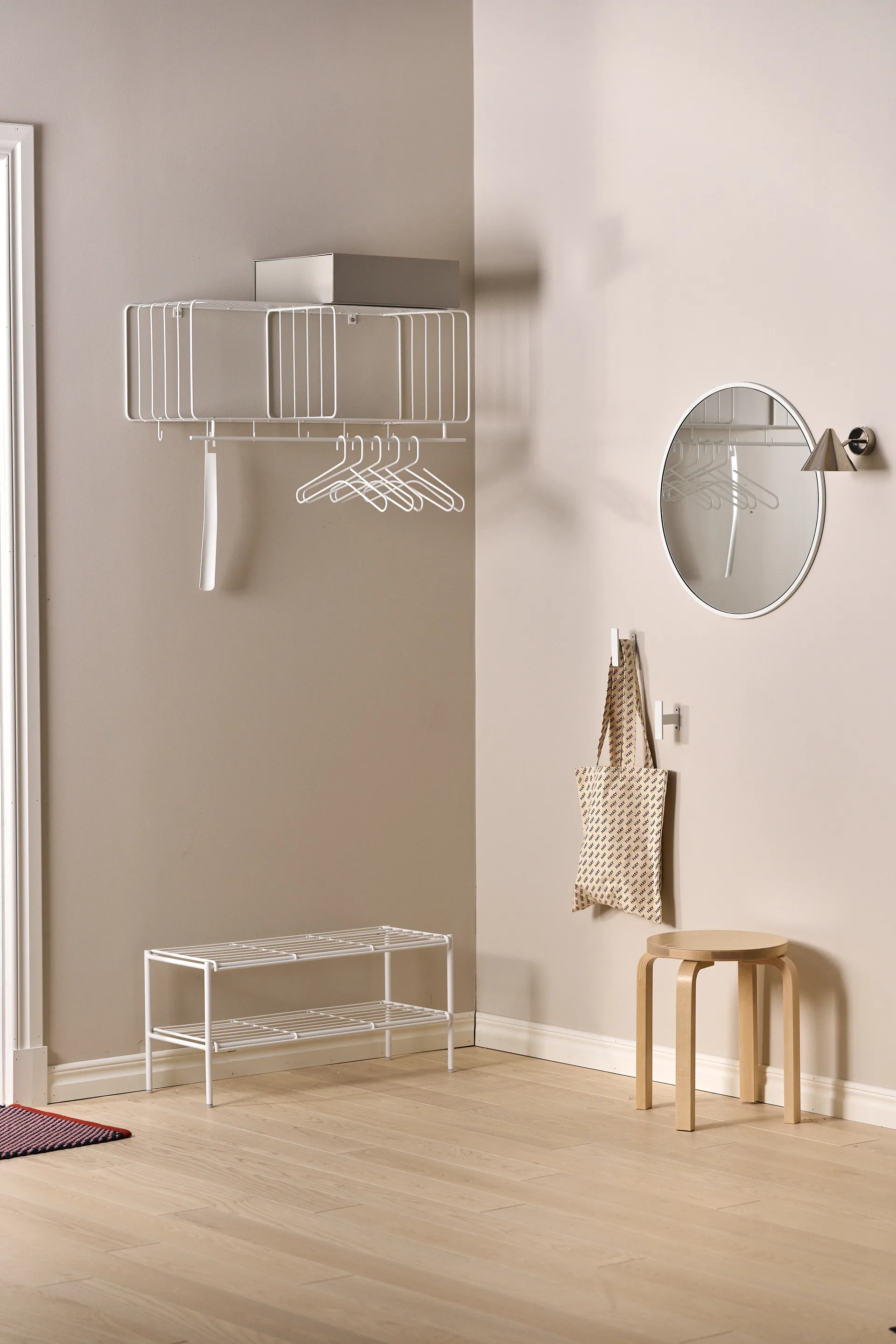 Prateleira para sapatos Nod 80x30x37 cm, White Scandi Living