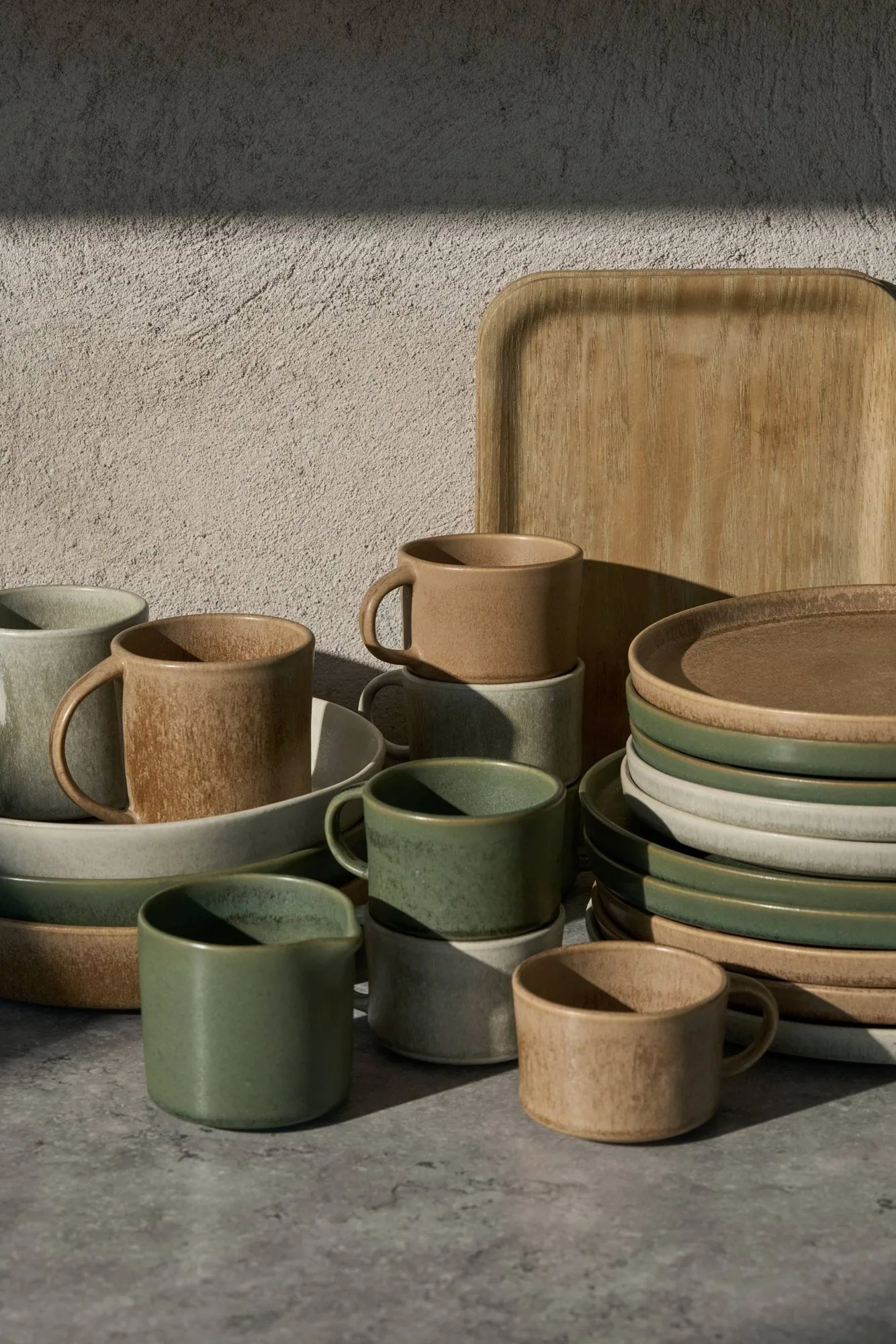 Prato Clay, Bege, Ø26 cm Scandi Living