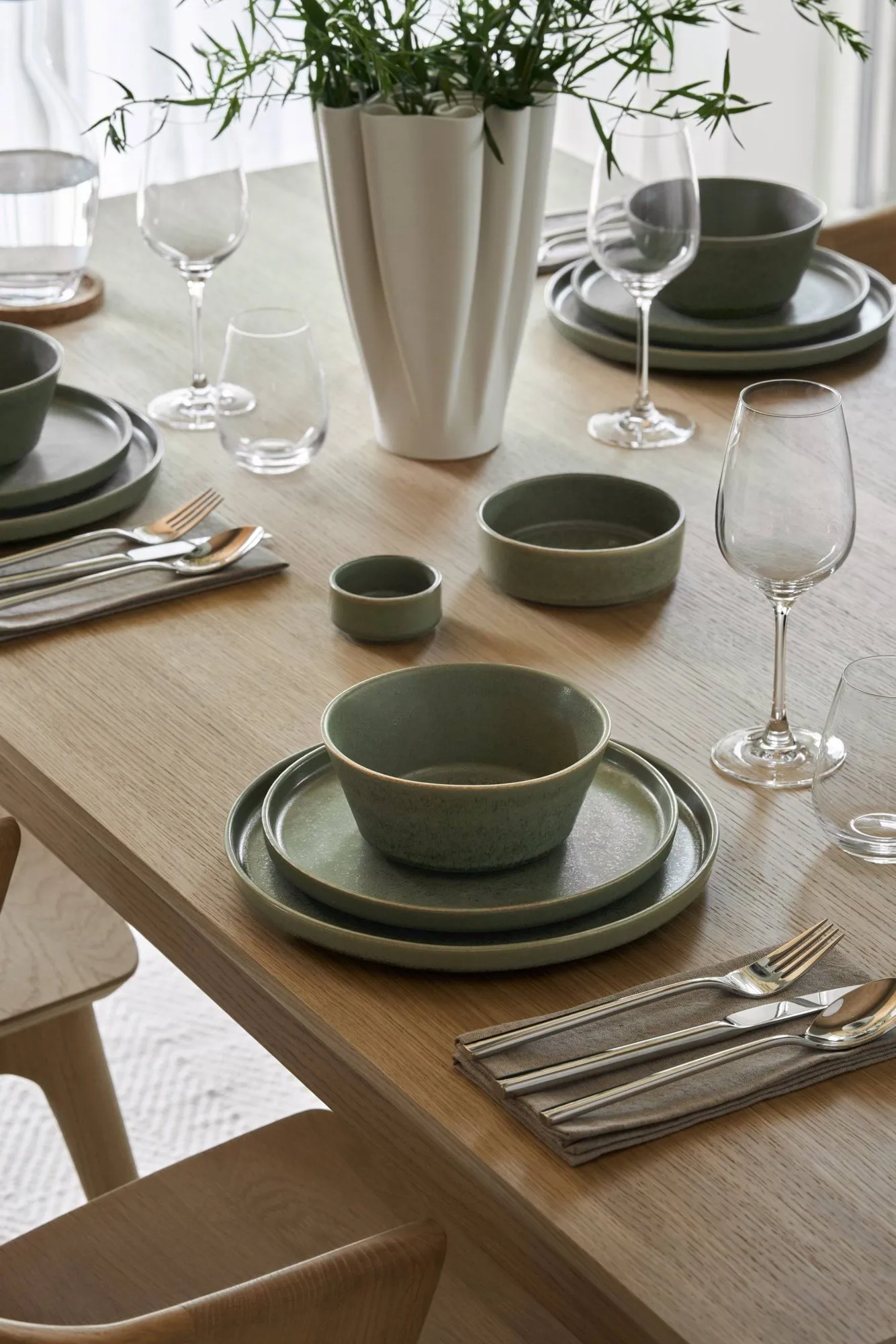 Prato Clay, Verde, Ø26 cm Scandi Living