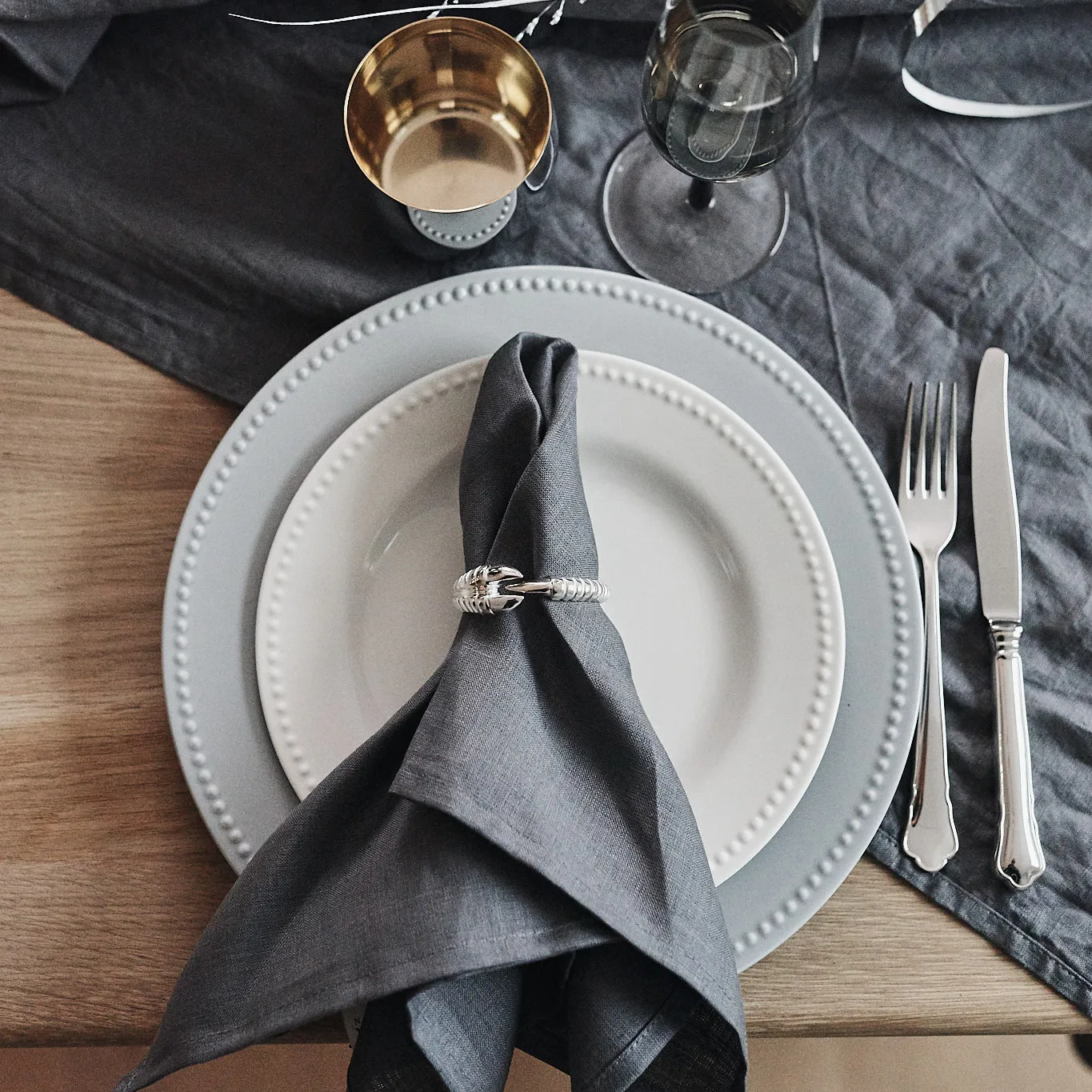 Prato pequeno Dots 22 cm, 4 un. , Creamy white Scandi Living