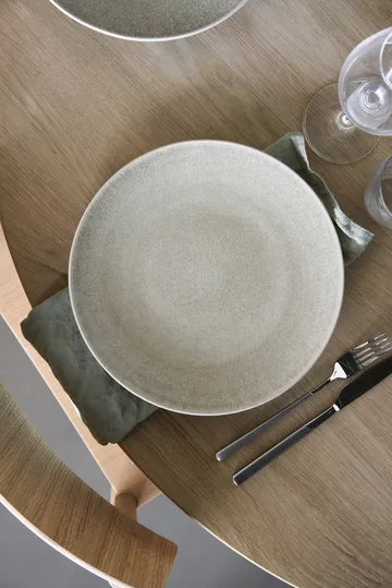 Prato Terra - Bege em grés, Ø26,5 cm - Scandi Living