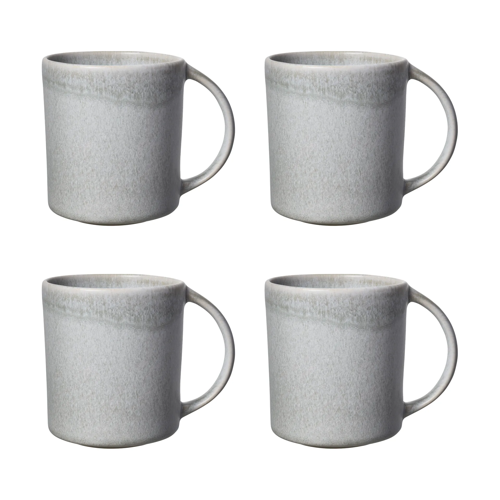 Sandsbro caneca light grey, 30 cl, conjunto de 4,  Scandi Living
