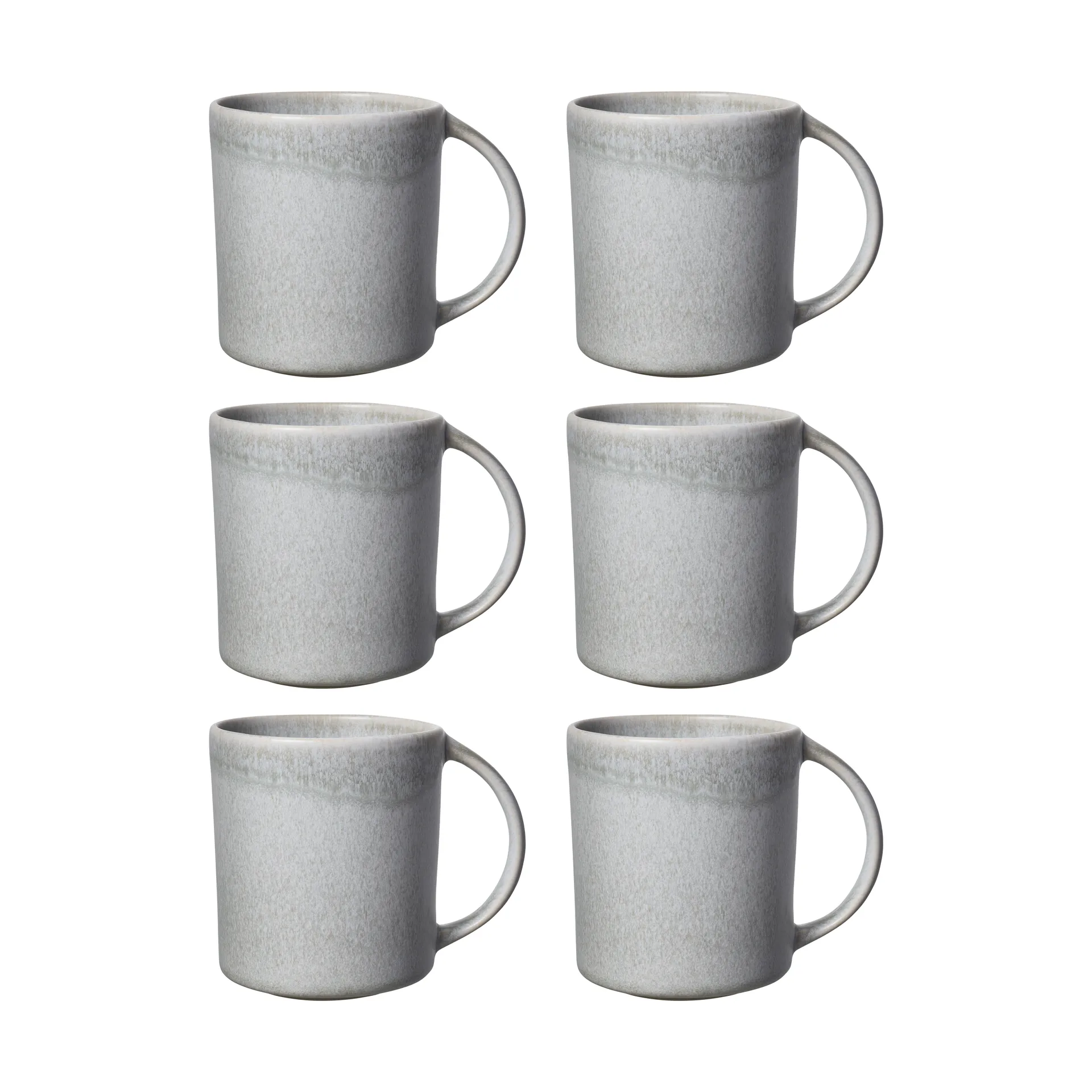 Sandsbro caneca light grey, 30 cl, conjunto de 6,  Scandi Living