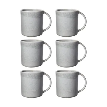 Sandsbro caneca light grey, 30 cl, conjunto de 6 - Scandi Living
