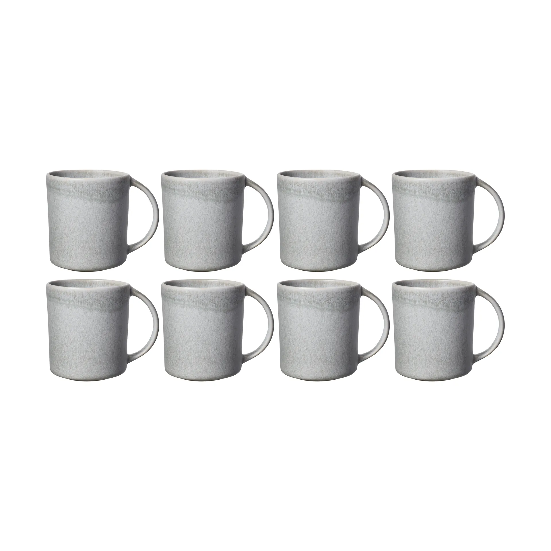 Sandsbro caneca light grey, 30 cl, conjunto de 8,  Scandi Living
