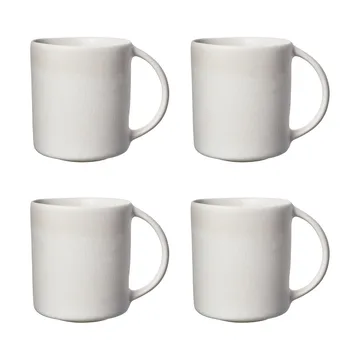Sandsbro caneca off white, 30 cl, conjunto de 4 - Scandi Living