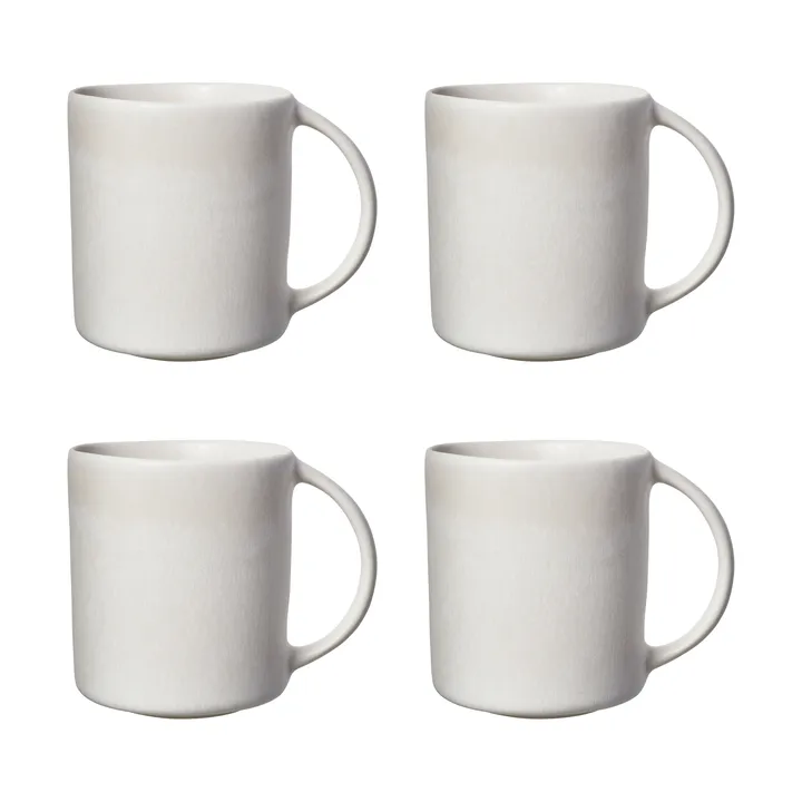 Sandsbro caneca off white, 30 cl, conjunto de 4 - Scandi Living