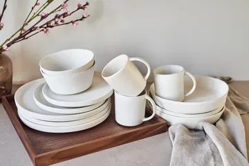 Sandsbro caneca off white, 30 cl, conjunto de 6 - Scandi Living