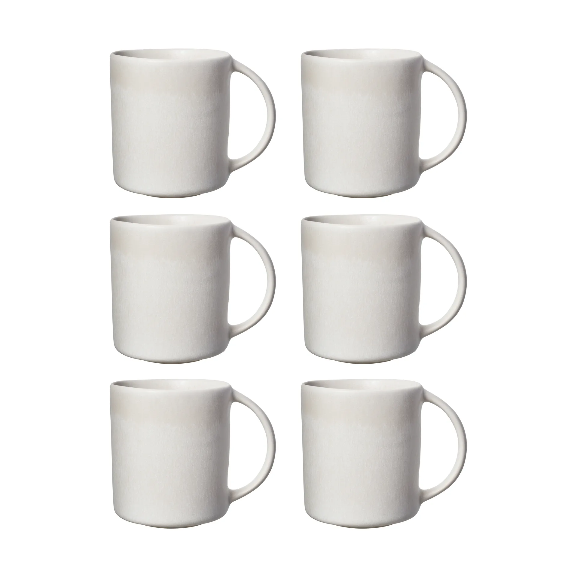 Sandsbro caneca off white, 30 cl, conjunto de 6 Scandi Living