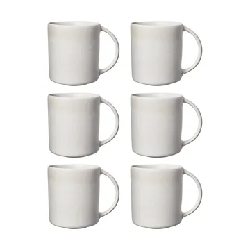 Sandsbro caneca off white, 30 cl, conjunto de 6 - Scandi Living