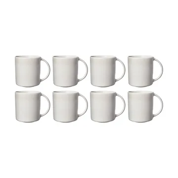 Sandsbro caneca off white, 30 cl, conjunto de 8 - Scandi Living