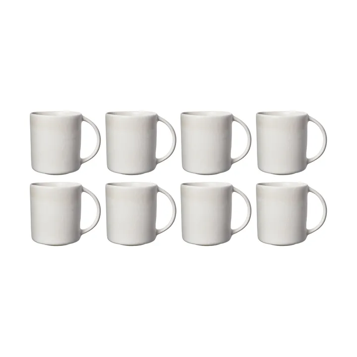 Sandsbro caneca off white, 30 cl, conjunto de 8 - Scandi Living