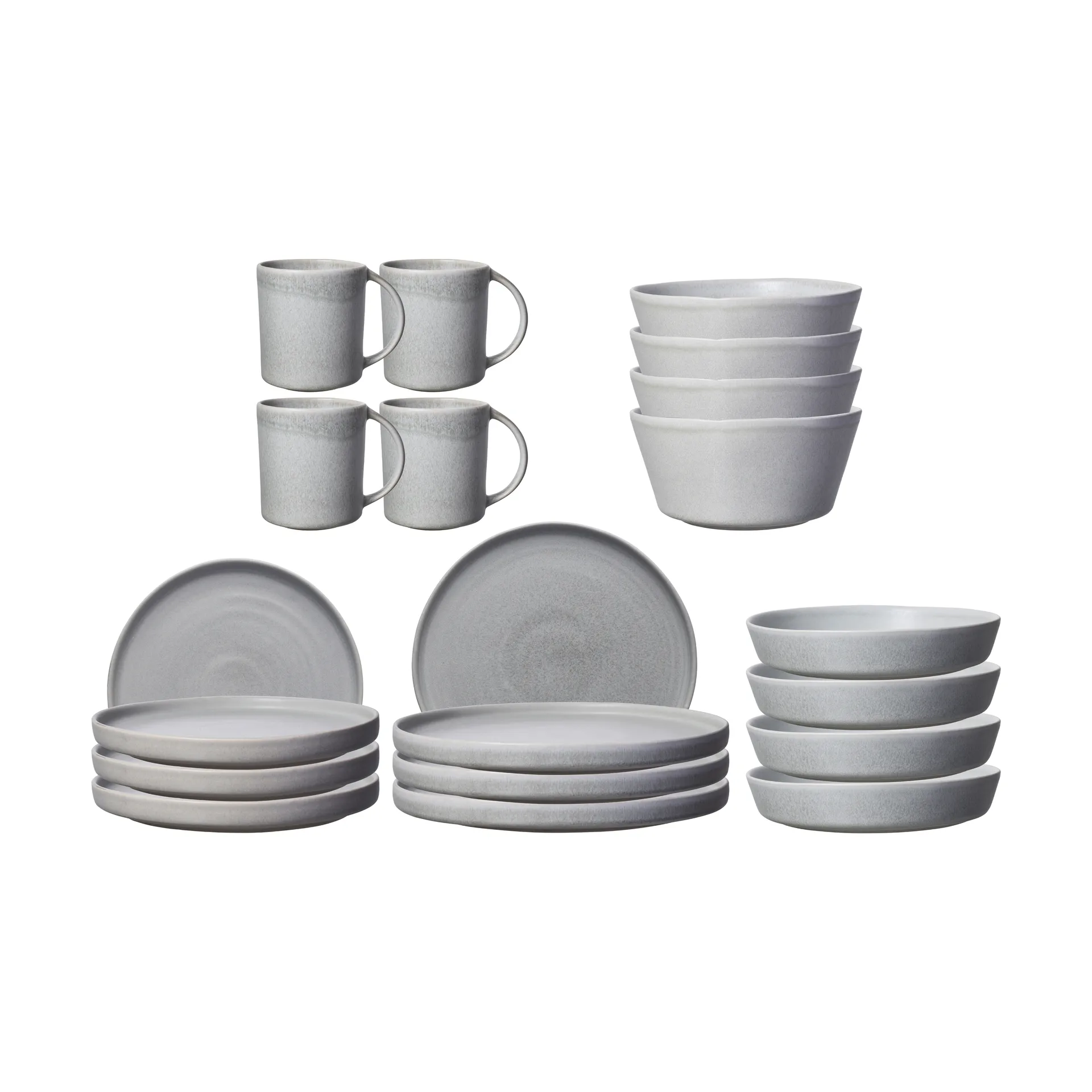 Sandsbro conjunto inicial 20 peças - Light grey,  Scandi Living