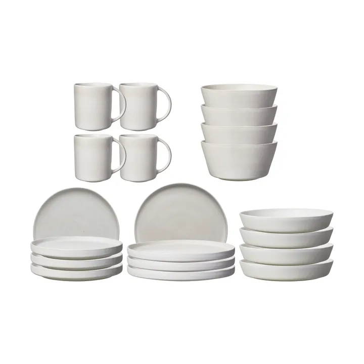 Sandsbro conjunto inicial 20 peças - Off white - Scandi Living