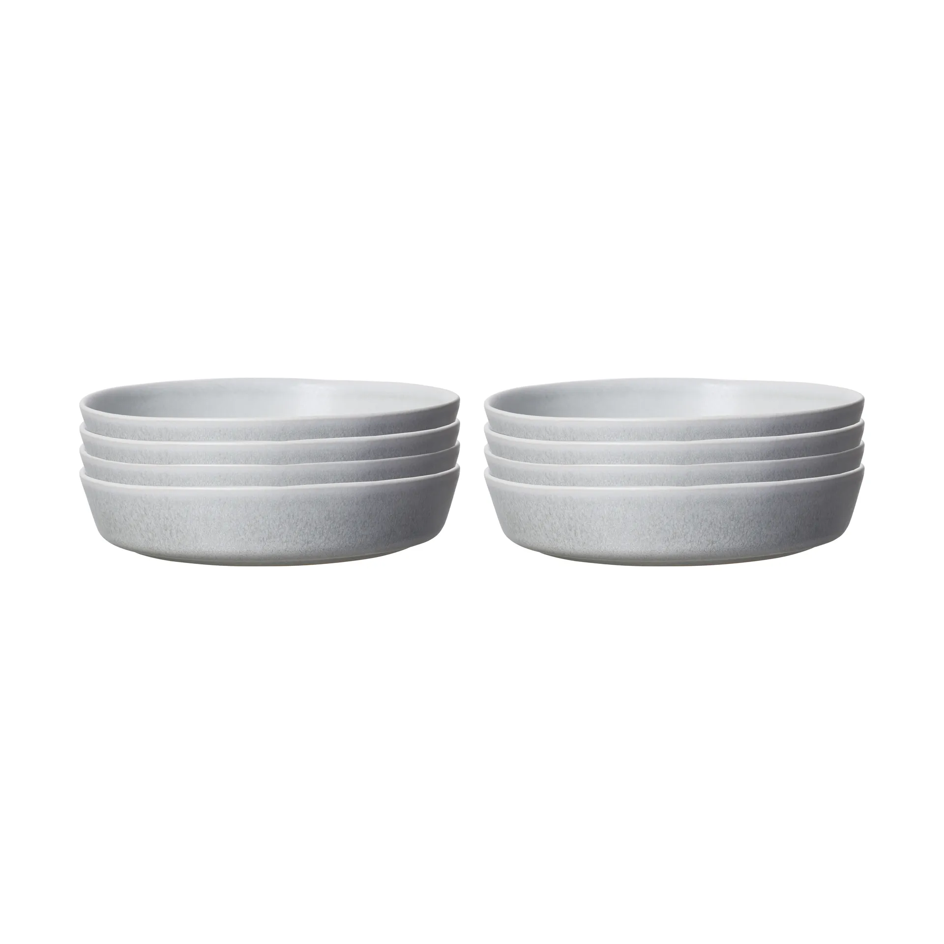 Sandsbro prato de massas light grey, Ø23 cm, conjunto de 8 Scandi Living