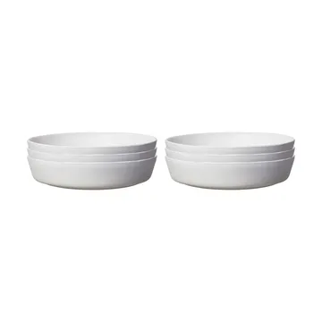 Sandsbro prato de massas off white, Ø23 cm, conjunto de 6 - Scandi Living
