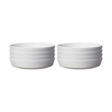Sandsbro prato de massas off white, Ø23 cm, conjunto de 8 - Scandi Living