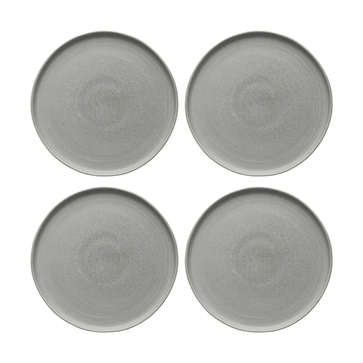 Sandsbro prato light grey, Ø26 cm, conjunto de 4 - Scandi Living