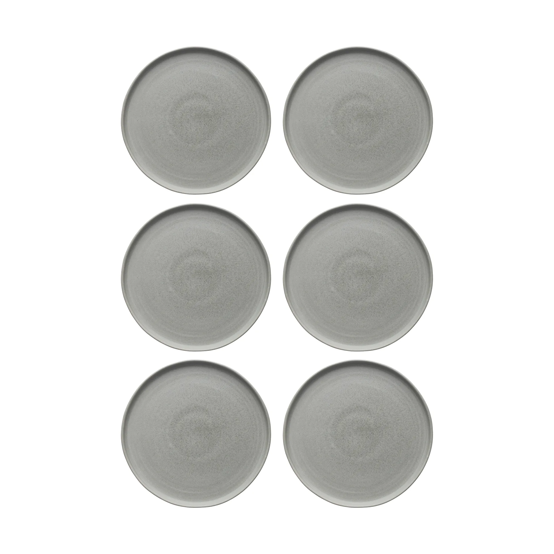 Sandsbro prato light grey, Ø26 cm, conjunto de 6,  Scandi Living