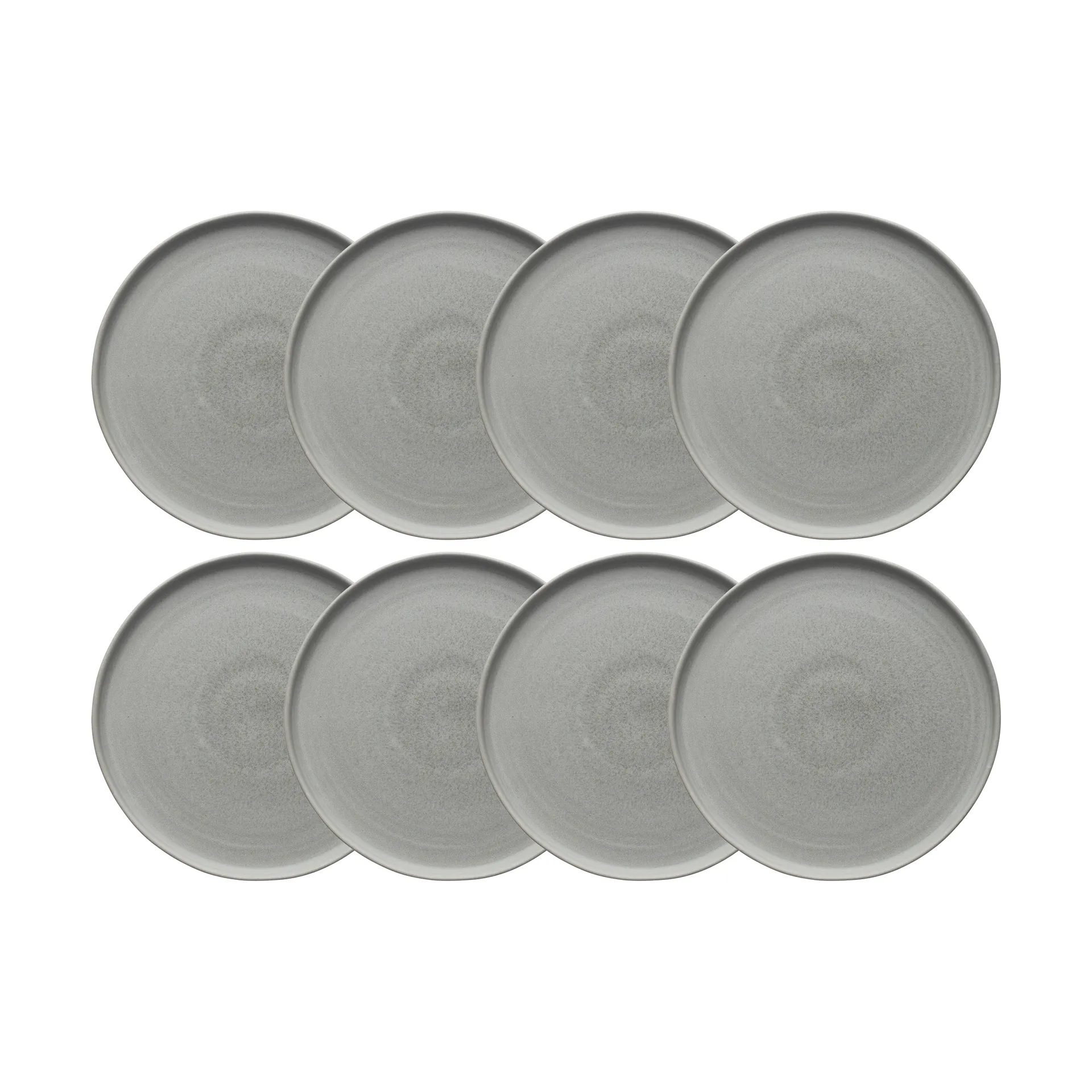 Sandsbro prato light grey, Ø26 cm, conjunto de 8,  Scandi Living