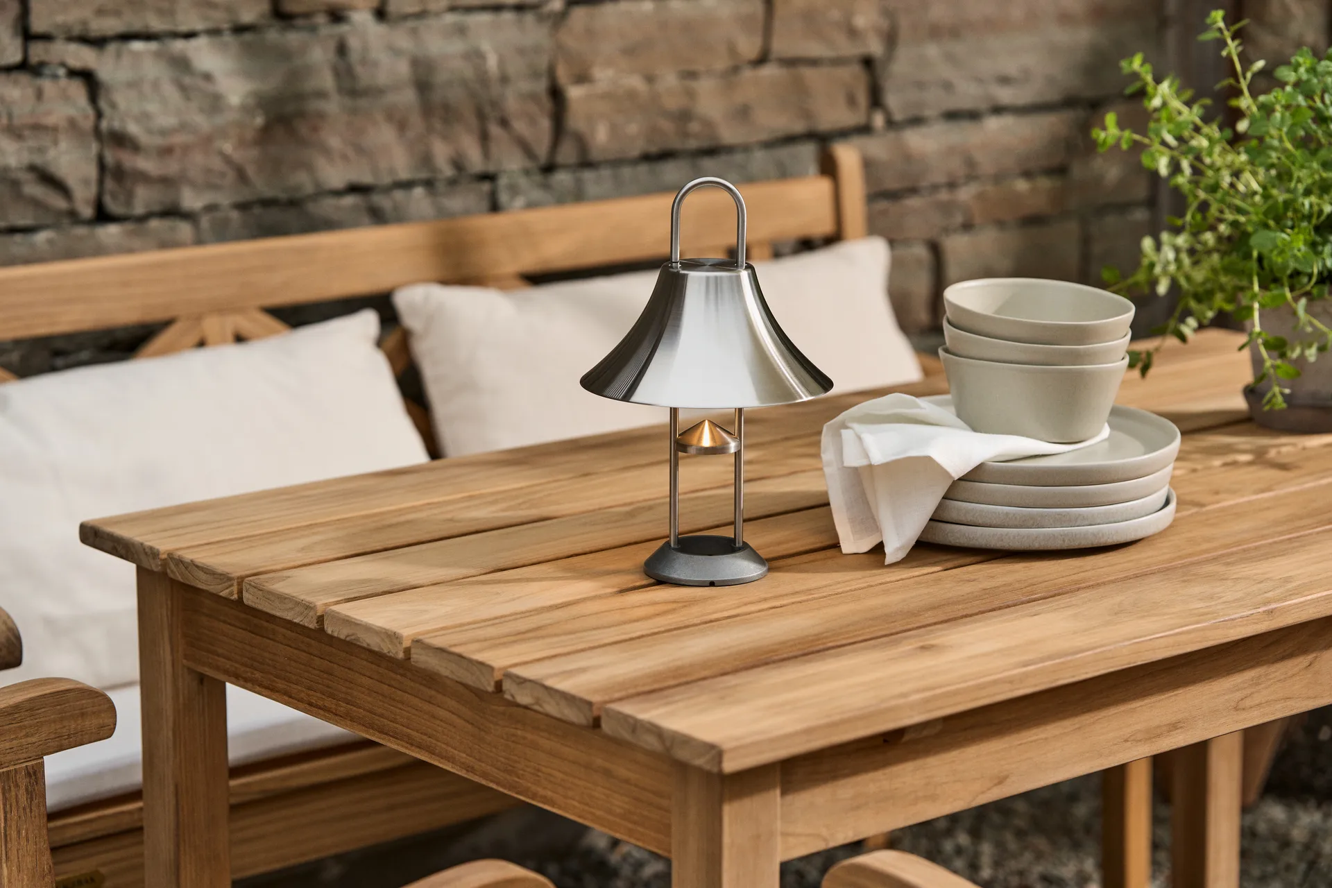 Sandsbro prato light grey, Ø26 cm, conjunto de 8 Scandi Living