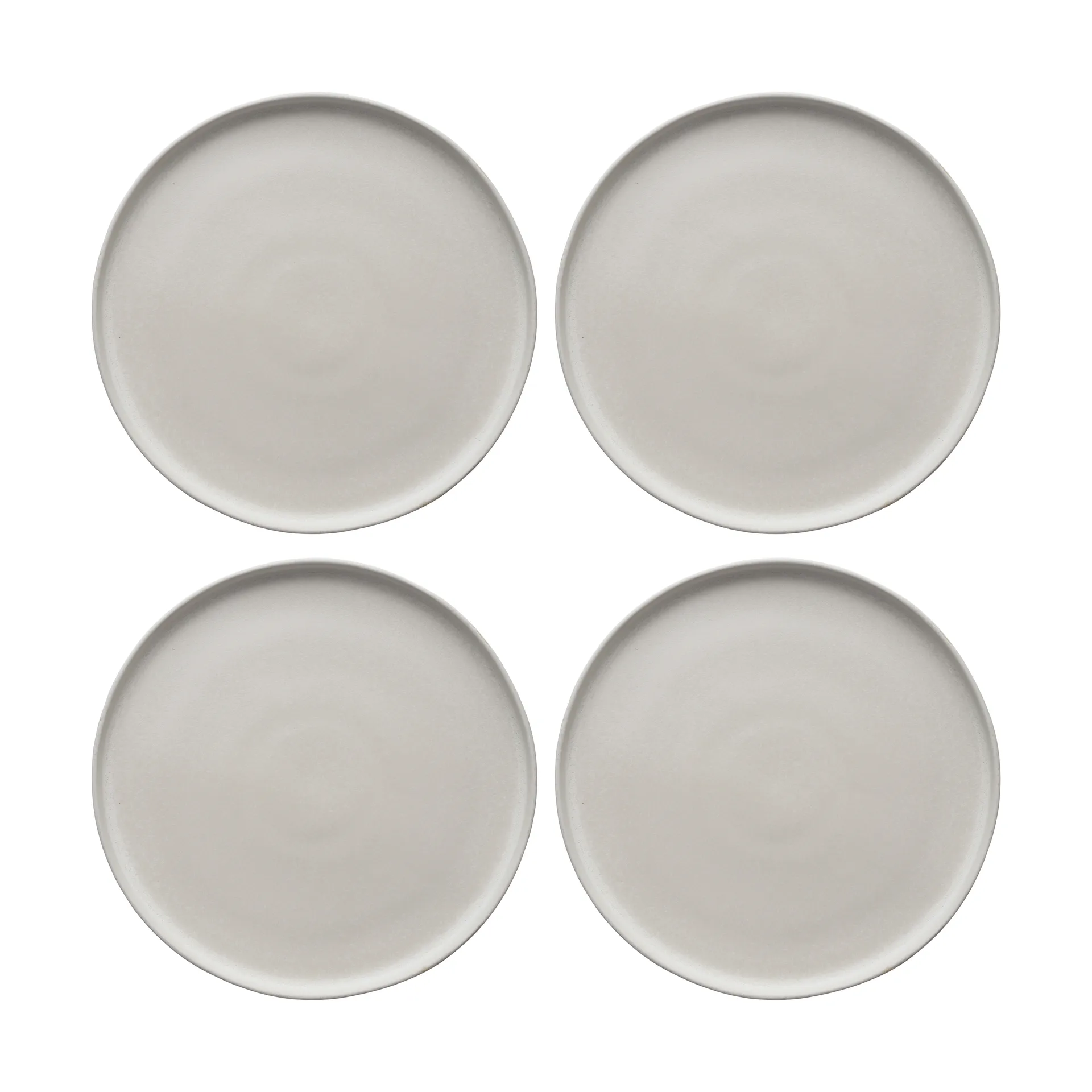 Sandsbro prato off white, Ø26 cm, conjunto de 4,  Scandi Living