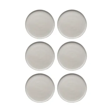 Sandsbro prato off white, Ø26 cm, conjunto de 6 - Scandi Living