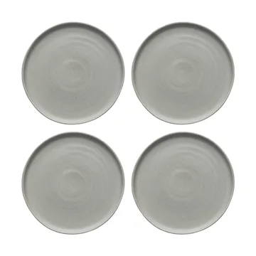 Sandsbro prato pequeno light grey, Ø20 cm, conjunto de 4 - Scandi Living
